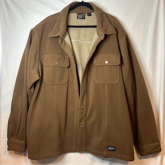 DDX DriDuck Brown Lightweight Shirt Jacket with Collar Size XXL - Picture 1 of 6